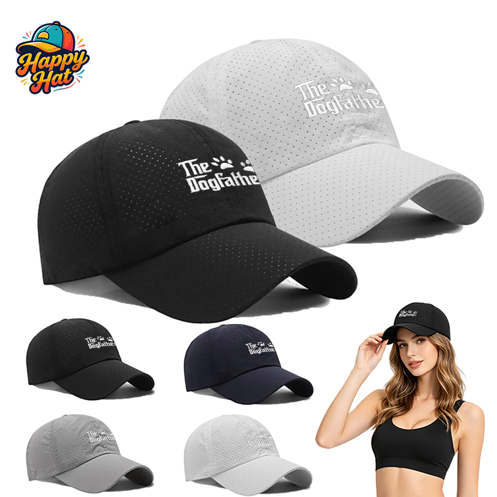 Vintage Fashion Look - 1PC The Dogfather Embroidered Baseball Cap