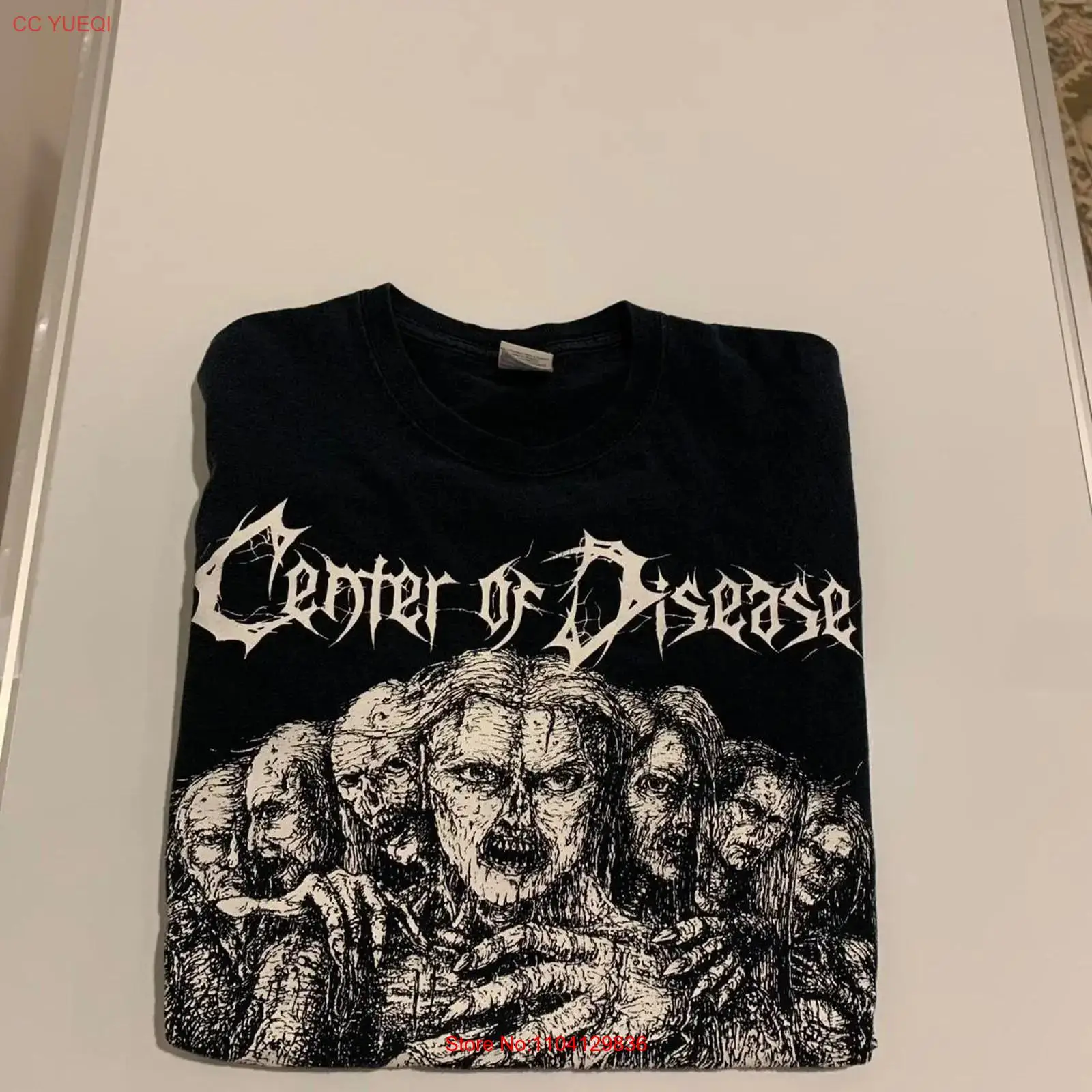 Vintage Fashion Center - Center of Disease T Shirt Mens