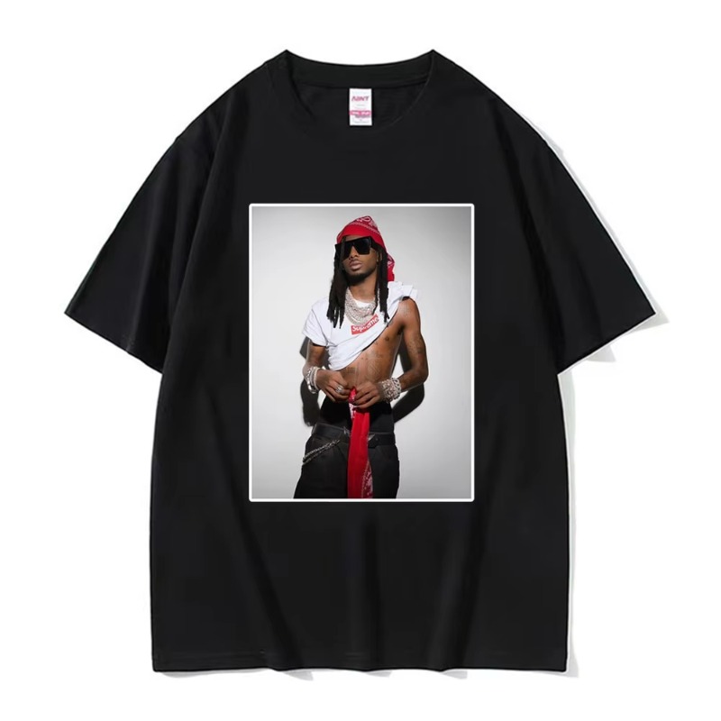 Vintage Fashion Style Men - Playboi Carti Inspired Streetwear Tee Shirt