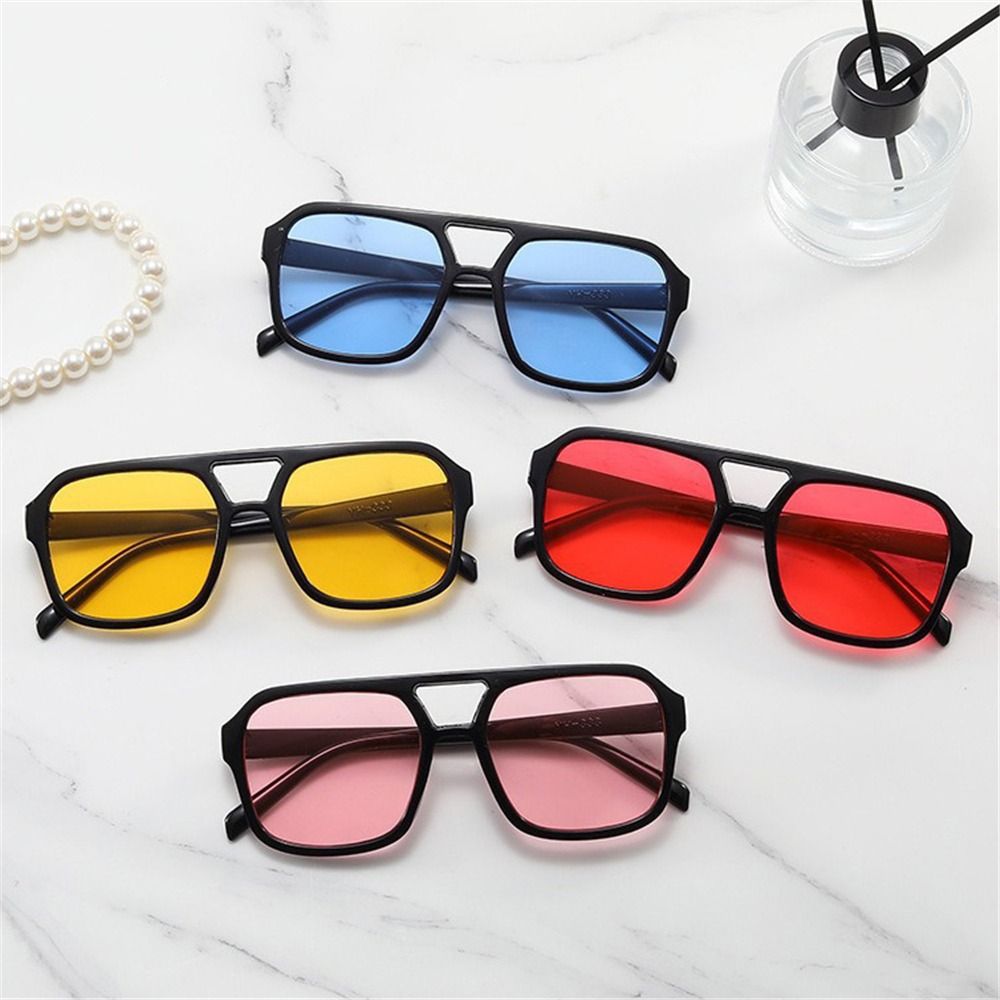 Vintage Fashion Style Men - Vintage Ins Style Square Aviation Sunglasses