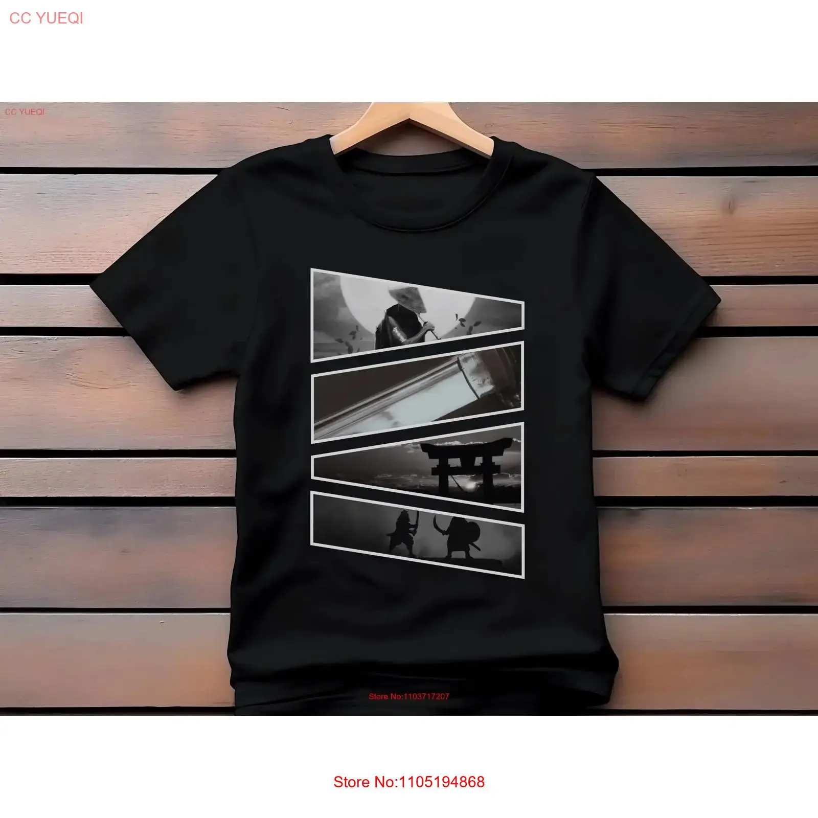 Samurai graphic T Shirt comic  - Vintage Fashion Knitwear Book review and price