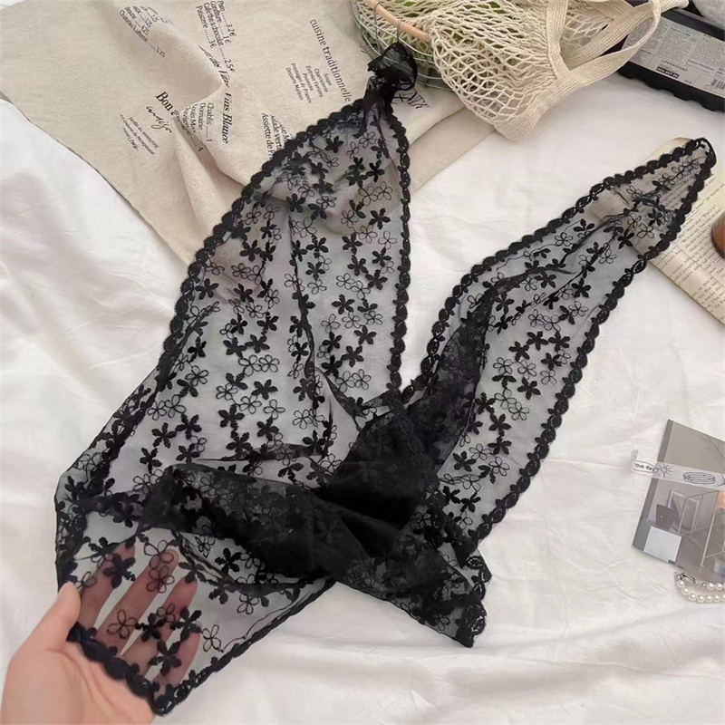Women Lace Triangle Scarf Swee - French Vintage Fashion review and price