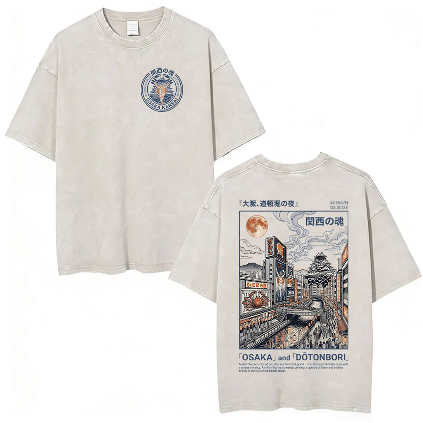 Vintage Japanese Osaka Dotonbo - Vintage Fashion Osaka review and price