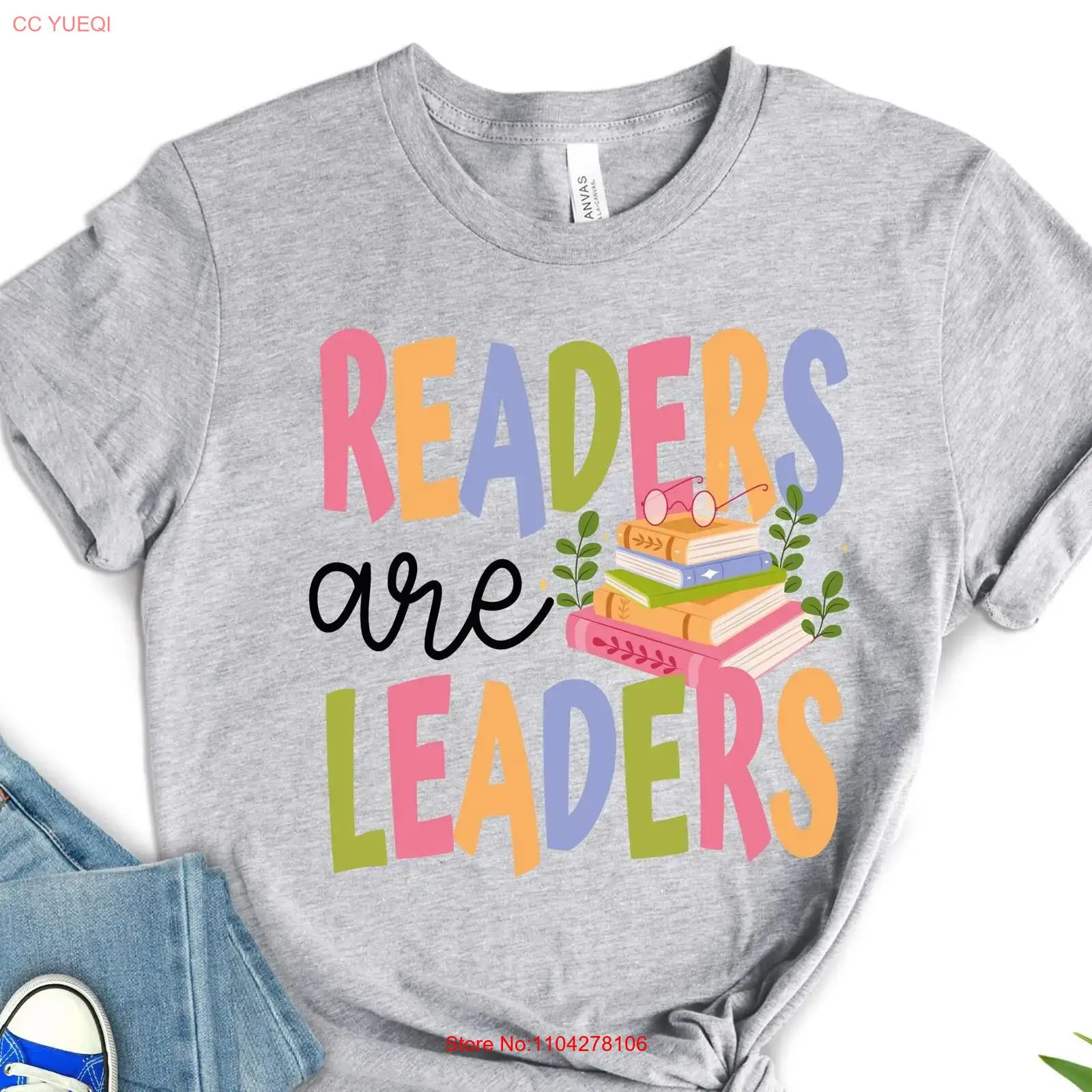 Readers Are Leaders T Shirt Te - Vintage Fashion Knitwear Book review and price