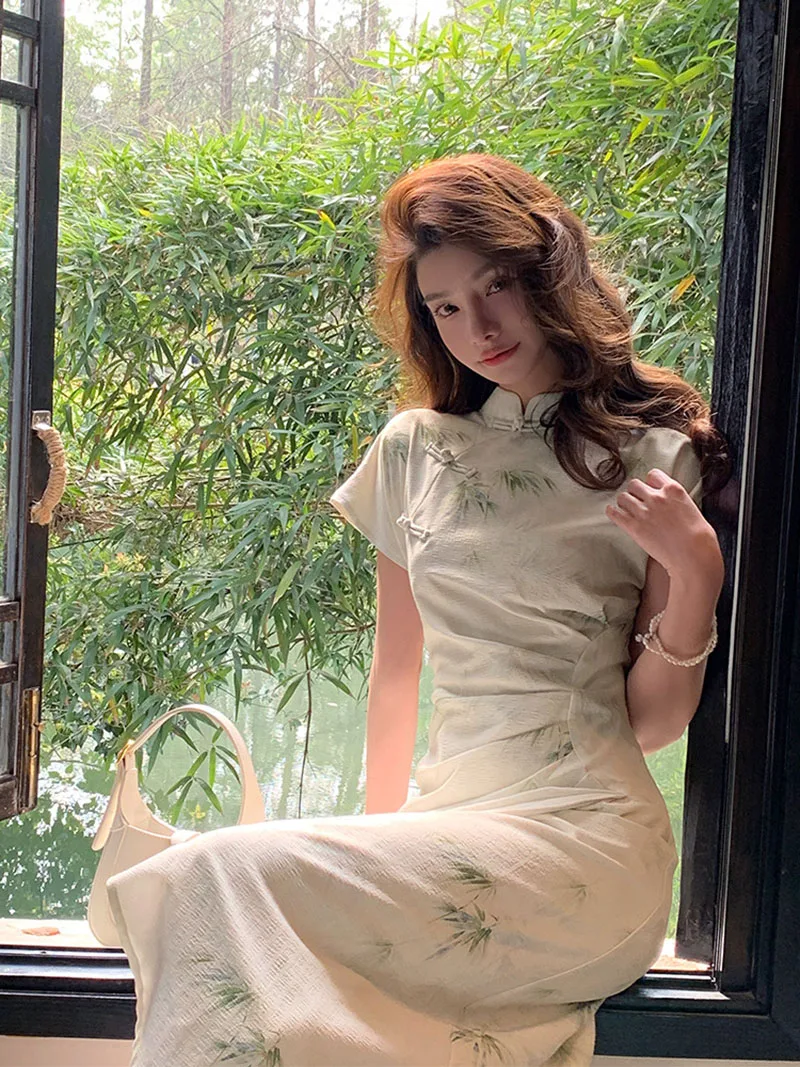 2023 New Chinese Style Dress C - Vintage Fashion Look review and price