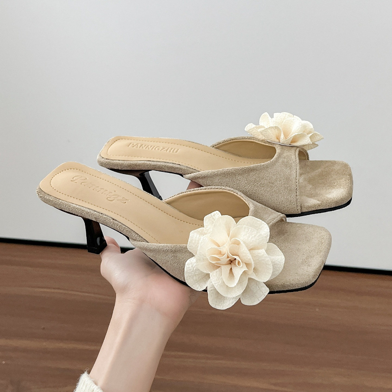 Vintage Summer Thin Heel Flowe - Vintage And Modern Fashion review and price