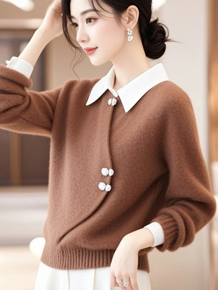 Women's Long Sleeve Knitwear   - Vintage Fashion Look review and price