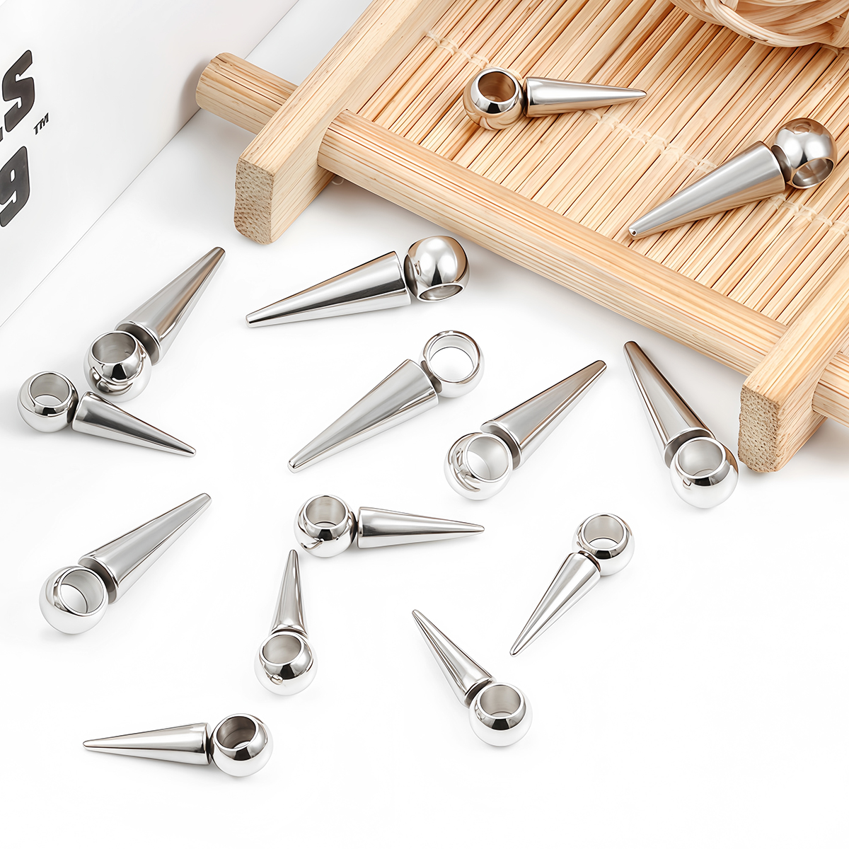 10pcs Retro Cone Charms Pendan - Vintage Fashion Online review and price
