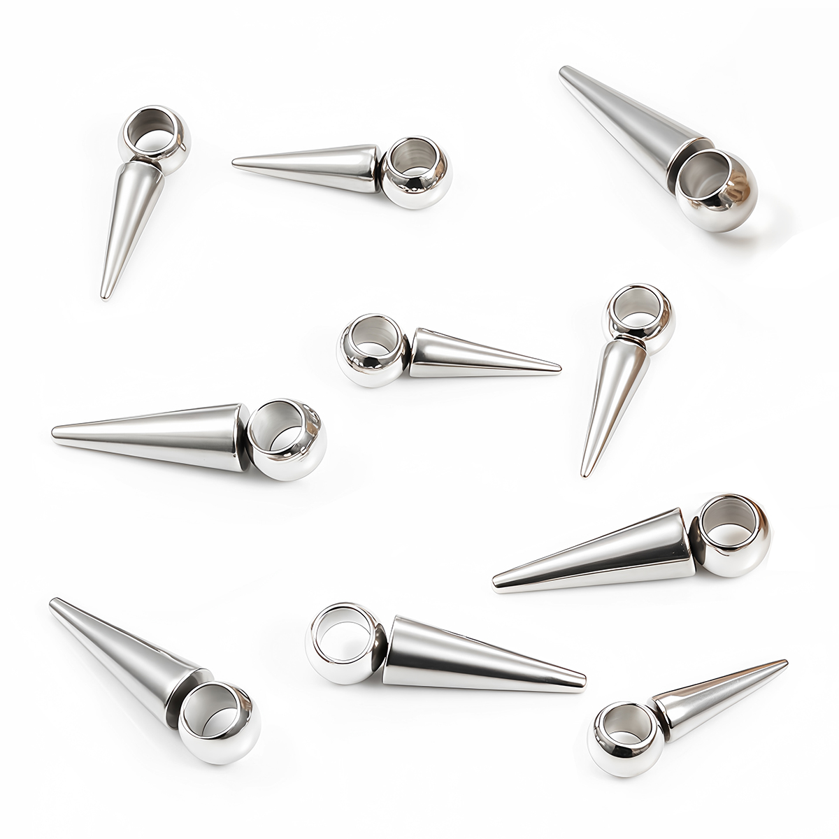 10pcs Retro Cone Charms Pendan - Vintage Fashion Online review and price