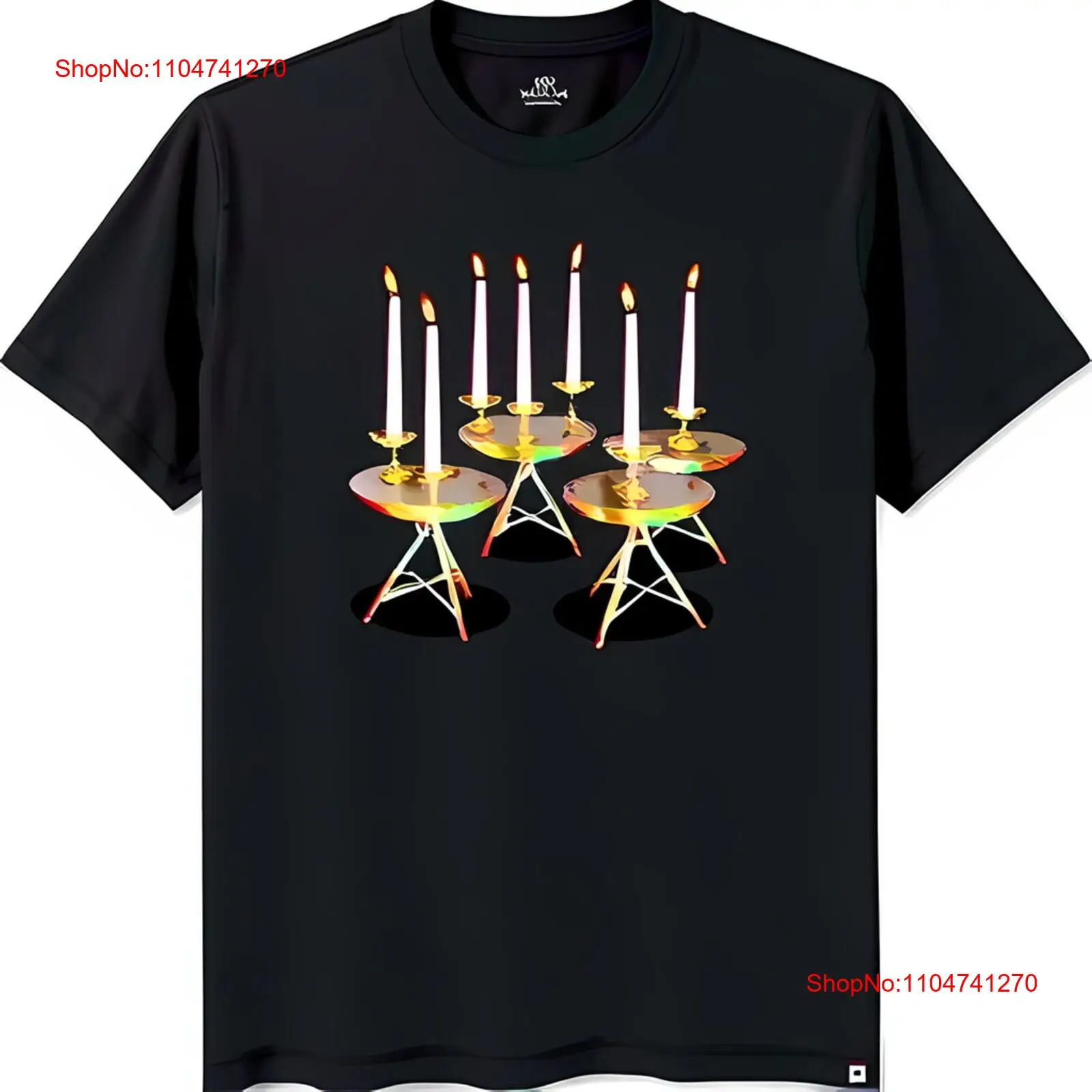 Stylish Black T Shirt with Cen - Vintage Fashion Center review and price