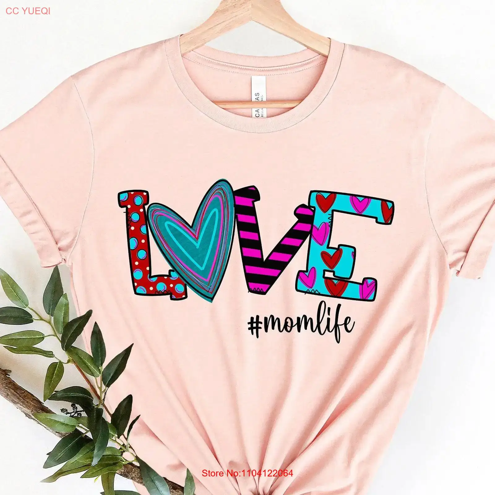Mom T Shirt Love Momlife Mommy - Vintage Fashion Hashtags review and price