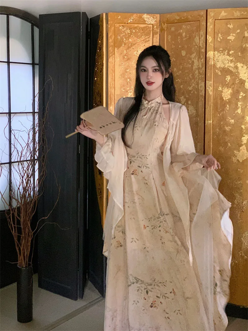 2025 Yellow Hollow Out Cheongs - Vintage Fashion Look review and price