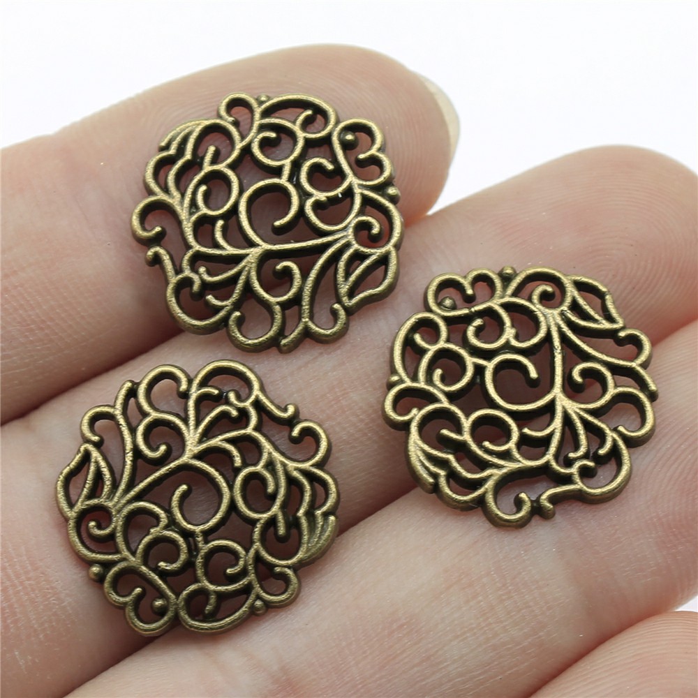 10pcs 18x18mm 2 Colors Antique - Vintage Fashion Online review and price