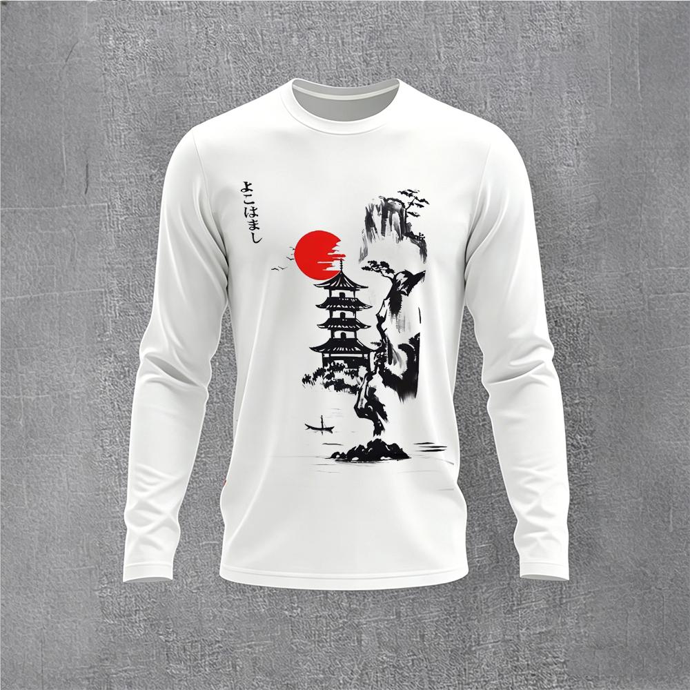 Chinese Style Ink Plum Blossom - Vintage Fashion For Men review and price