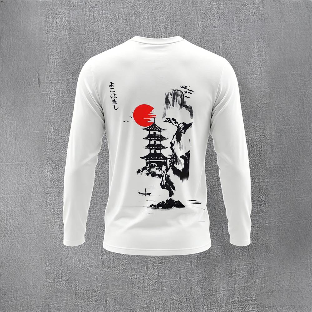 Chinese Style Ink Plum Blossom - Vintage Fashion For Men review and price