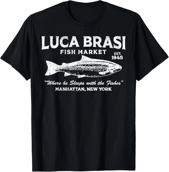 Luca Brasi Fish Market T-Shirt - Vintage Fashion Market review and price