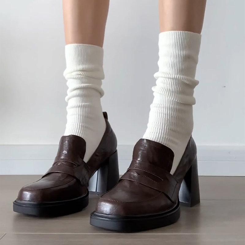College Style Women Loafer Sho - Vintage Fashion Online review and price