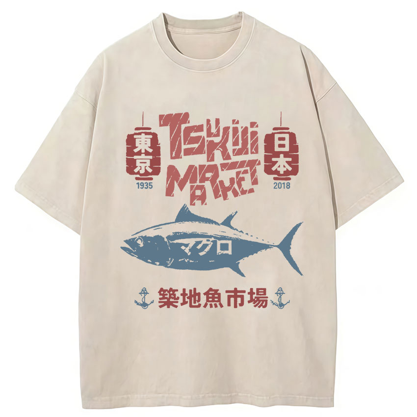 Funny Fish Japanese Tsukiji Ma - Vintage Fashion Market review and price