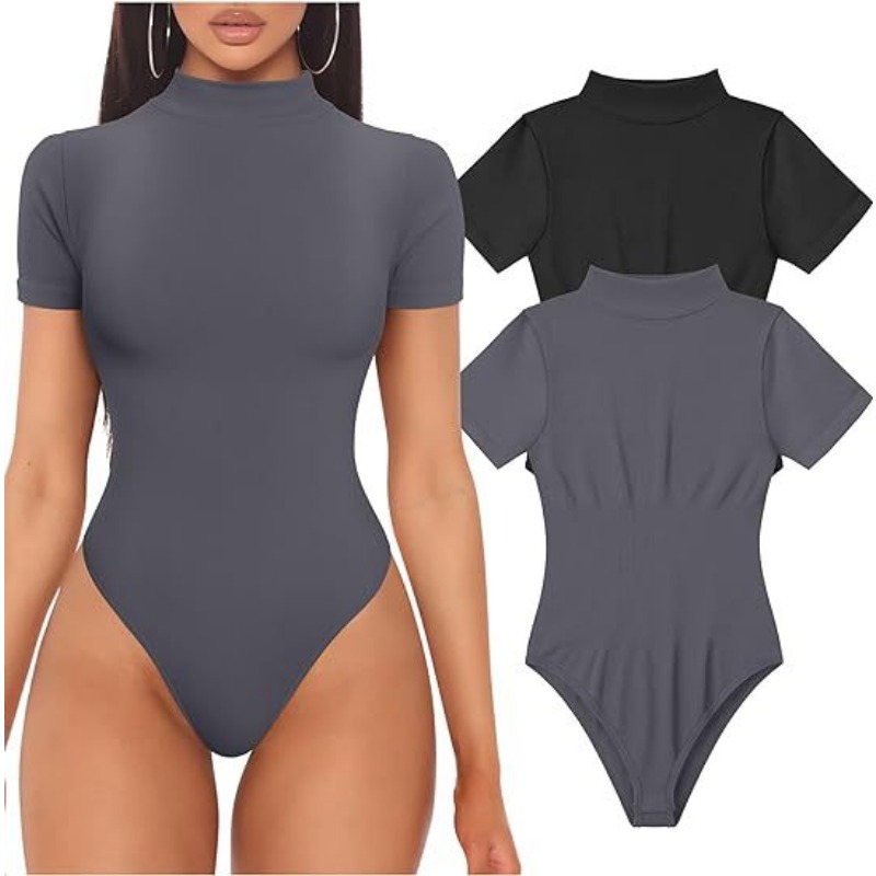 Short Sleeve Turtleneck Bodysu - Vintage Fashion Fabrics review and price