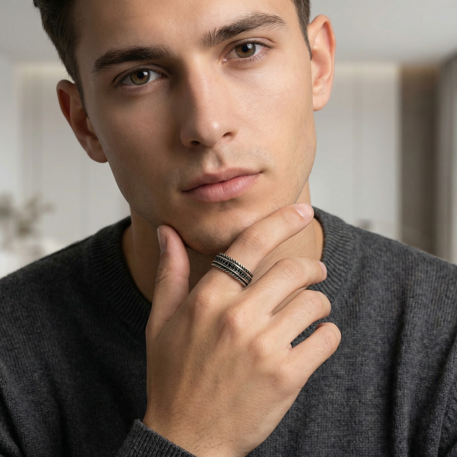 Vnox Men's Wheel Ring Black Zi - Vintage Fashion Wheel review and price