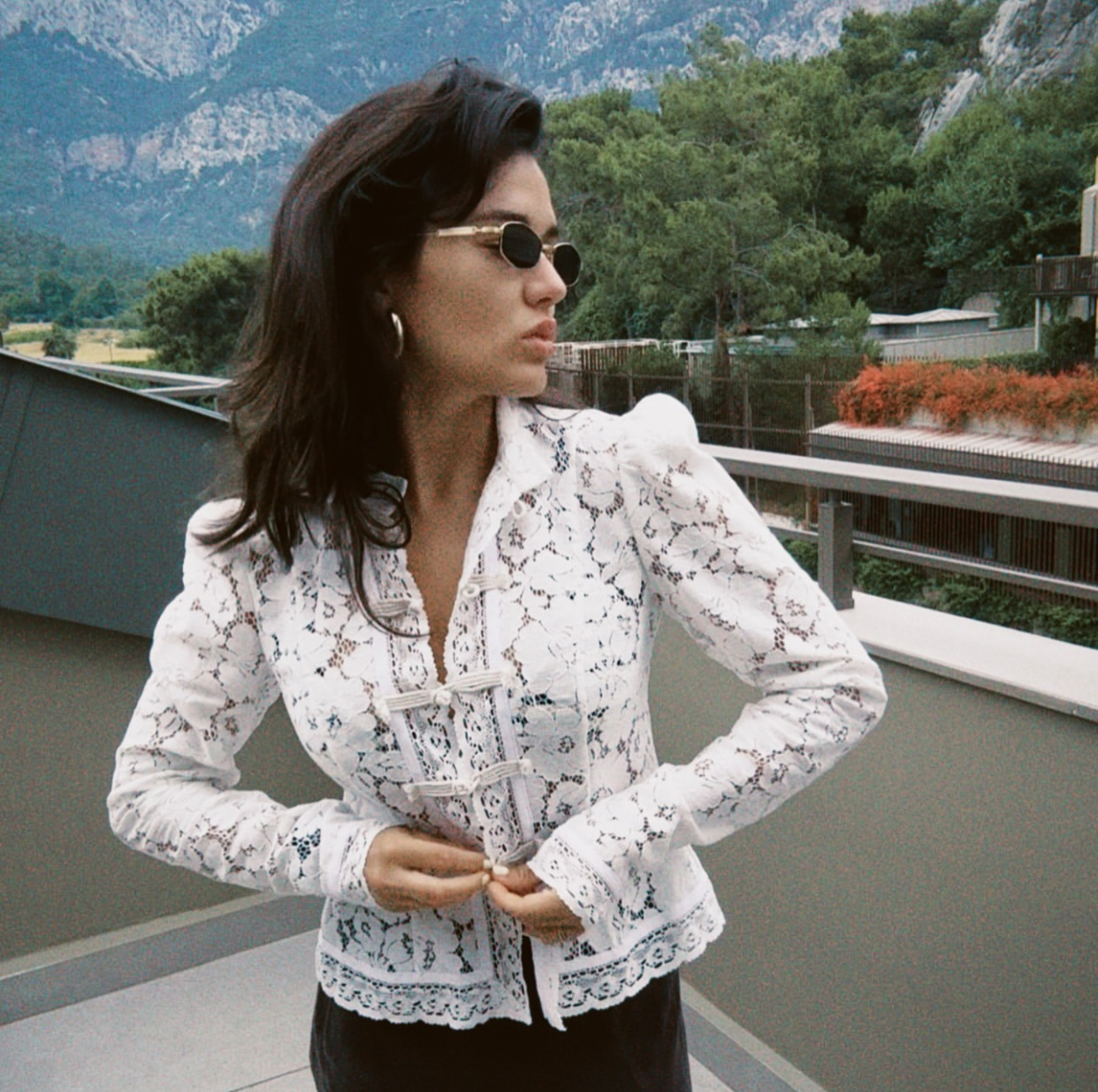 Elegant Luxury Lace Blouse Fas - Vintage Fashion Look review and price