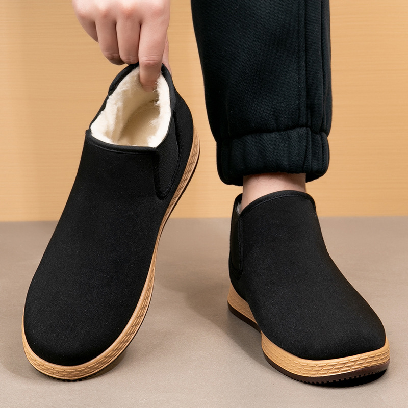Men's Cotton Shoes Men's Winte - Vintage Fashion Fabrics review and price