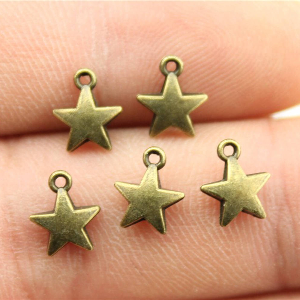 40pcs 8.6x7.1mm 2 Colors Antiq - Vintage Fashion Online review and price