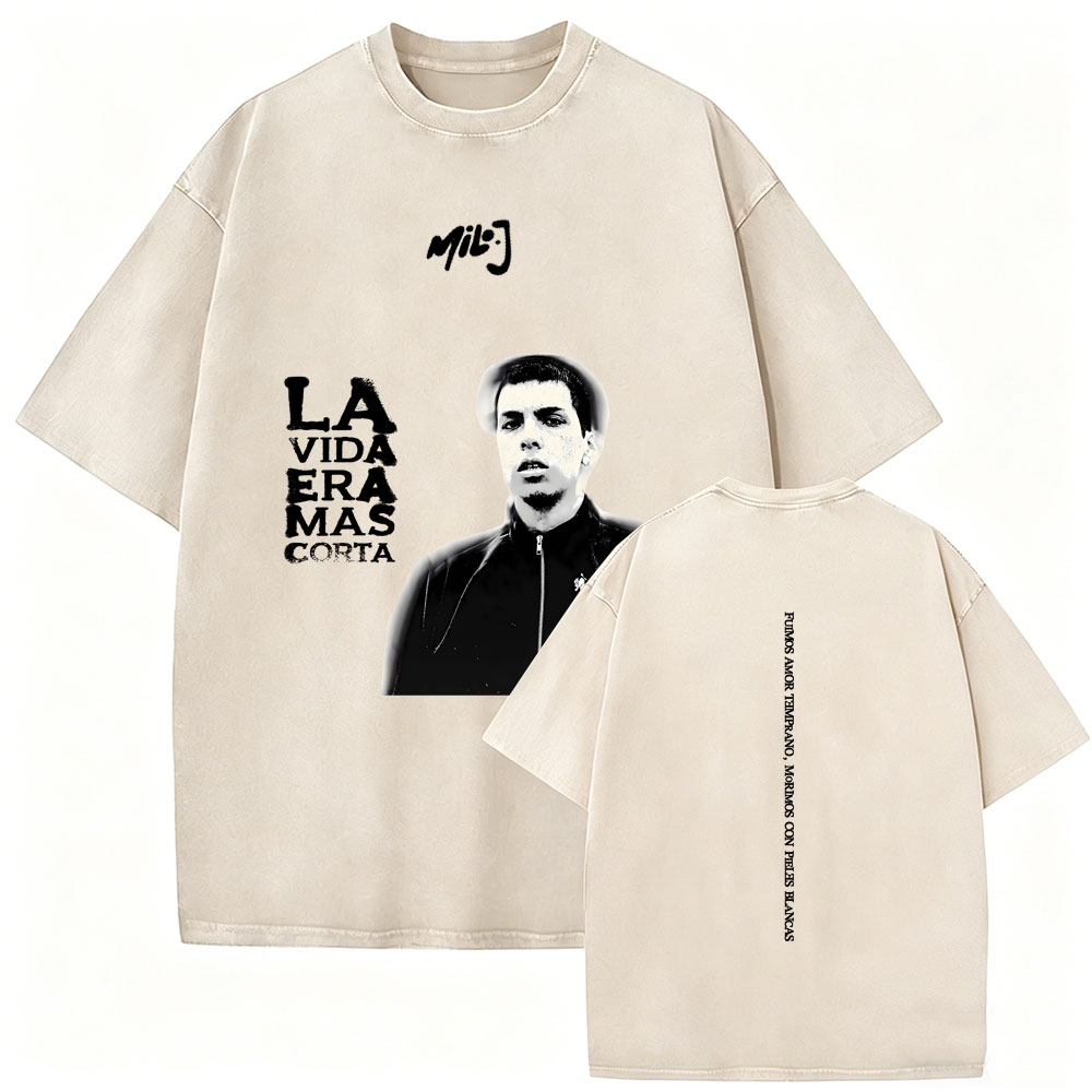 Washed Vintage Rapper Milo J L - Vintage Fashion Eras review and price