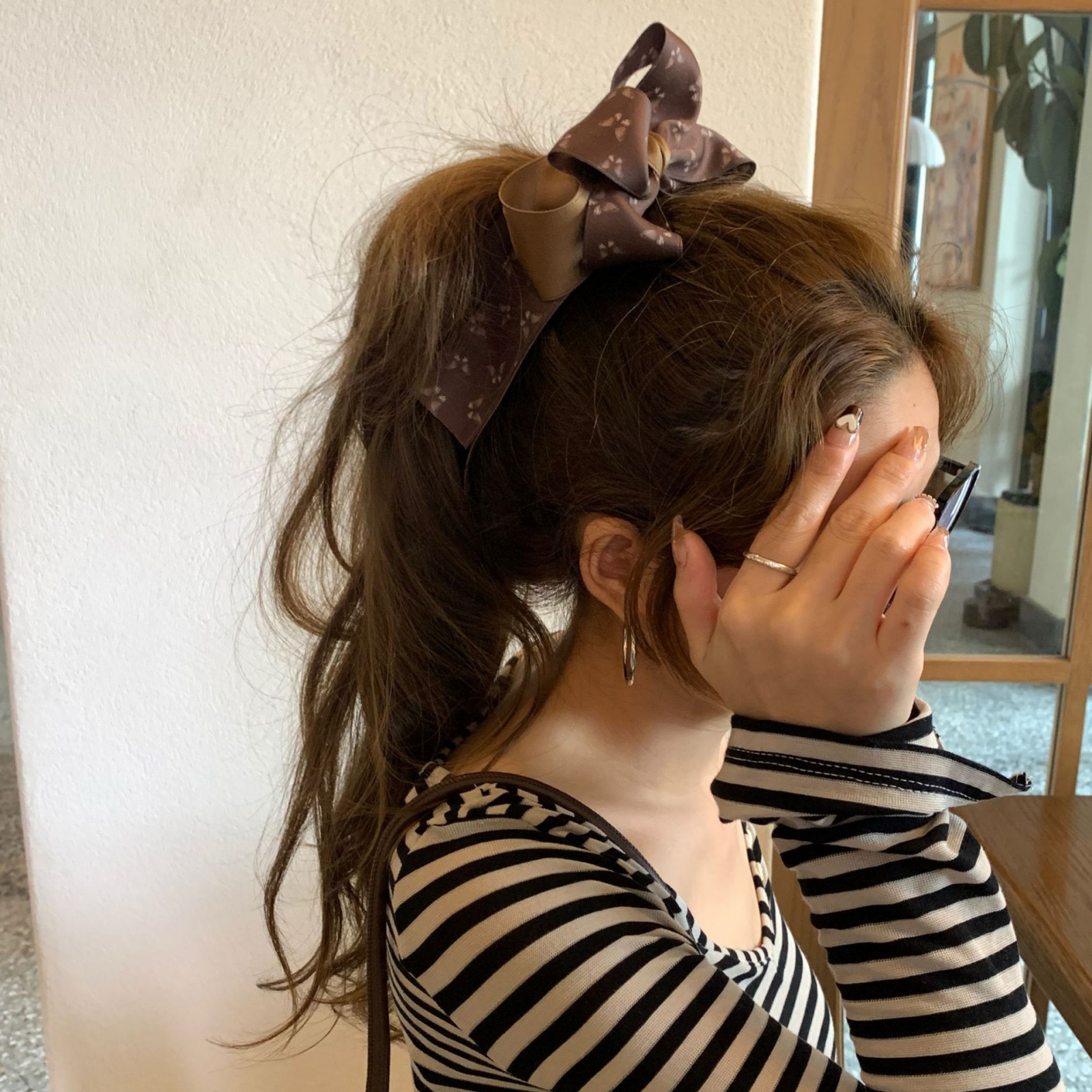 1 Pc Fabric Large Bow Hair Cli - French Vintage Fashion review and price