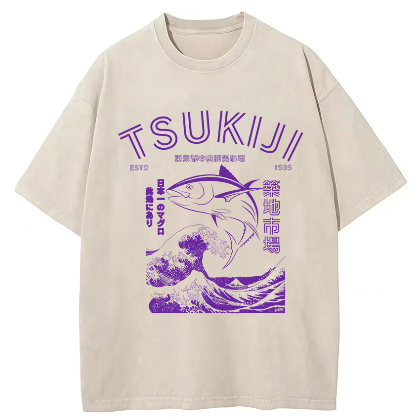 Vintage Washed Tsukiji Fish Ma - Vintage Fashion Market review and price