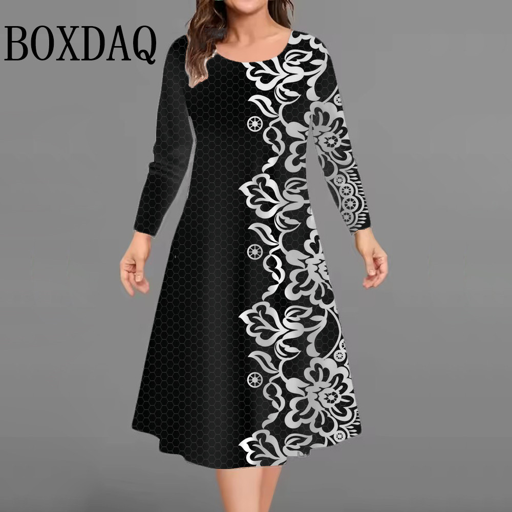 New Women's Retro Dress Flower - Vintage Fashion Fabrics review and price