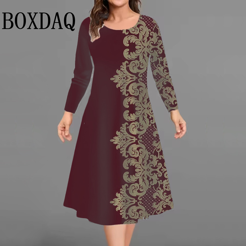 New Women's Retro Dress Flower - Vintage Fashion Fabrics review and price